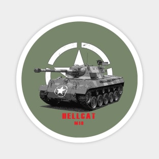 M18 Hellcat Military tank WW2 Magnet